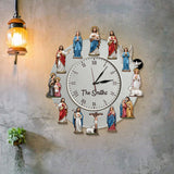 Timeless Faith - Personalized Christian LED Light Wall Clock