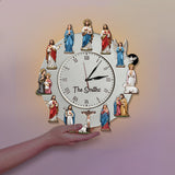 Timeless Faith - Personalized Christian LED Light Wall Clock