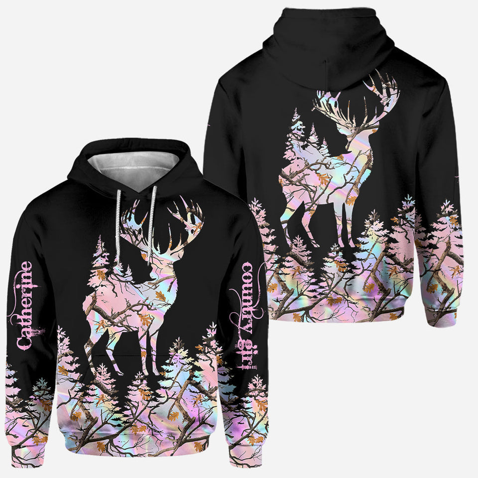 Country Girl - Personalized Hunting Hoodie and Leggings