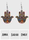 Inner Peace - Personalized Yoga Earrings