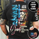 Man Of God - Personalized Father All Over Shirt