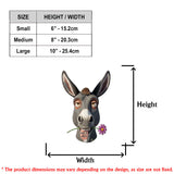 Funny Bathroom Decor - Nice As* - Personalized Donkey Toilet Paper Holder Rack