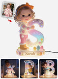 Easter Alphabet - Personalized Kid Acrylic LED Night Light