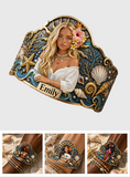 Any Photo Summer Gift - Personalized Sea Lover Shaped Cuff Bracelet