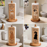A Special Kind Of Intimacy - Perfect Father's Day Gift - Personalized Dog Paper Towel Stand