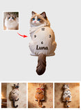 It’s Feeding Time! - Personalized Cat Acrylic Wall Clock