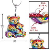 Mama Bear - Personalized LGBT Support Keychain