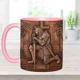 Knight Of God - Personalized Christian Accent Mug