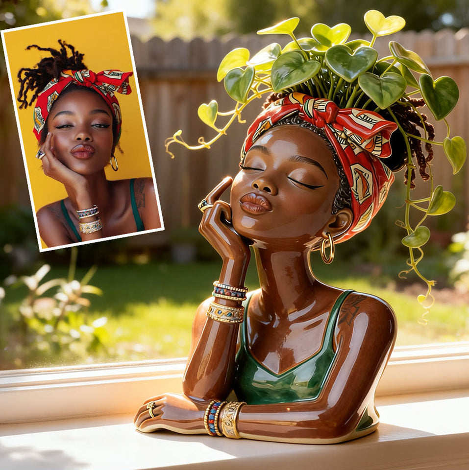 Thinking - Personalized Gardening Acrylic Pot