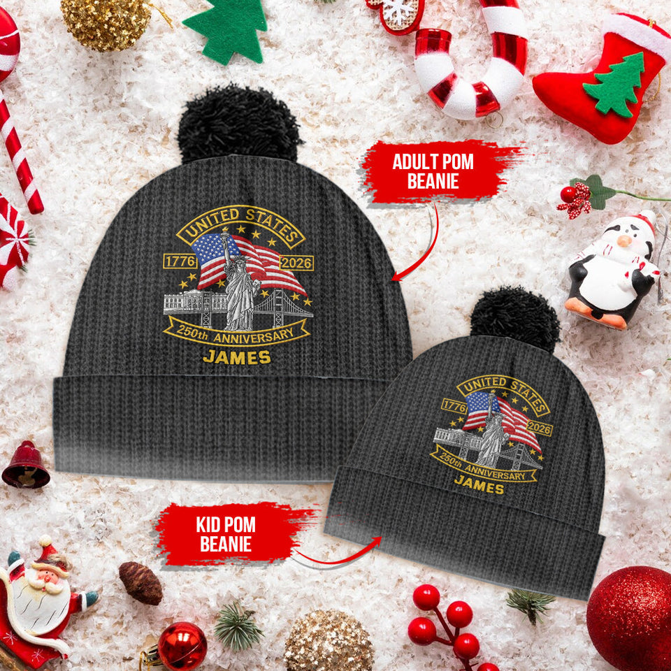 250th Anniversary - Personalized Patriot Beanie Hat