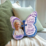 Custom From Any Photo - Personalized Memorial Faux Fur Shaped Pillow