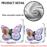 Custom From Any Photo - Personalized Memorial Faux Fur Shaped Pillow
