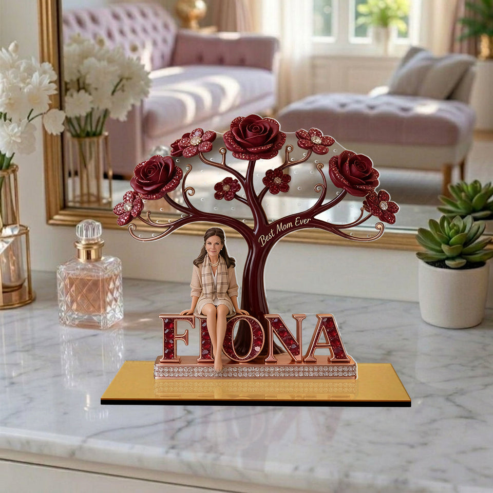 Best Mom, Grandma Ever - Personalized Mother Jewelry Holder