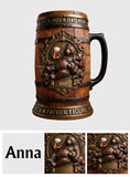 It's Not A Dad Bob - Personalized Father Beer Stein