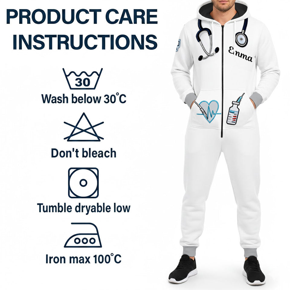 Dream Job Gift For Kids - Personalized Kid Hooded Jumpsuit