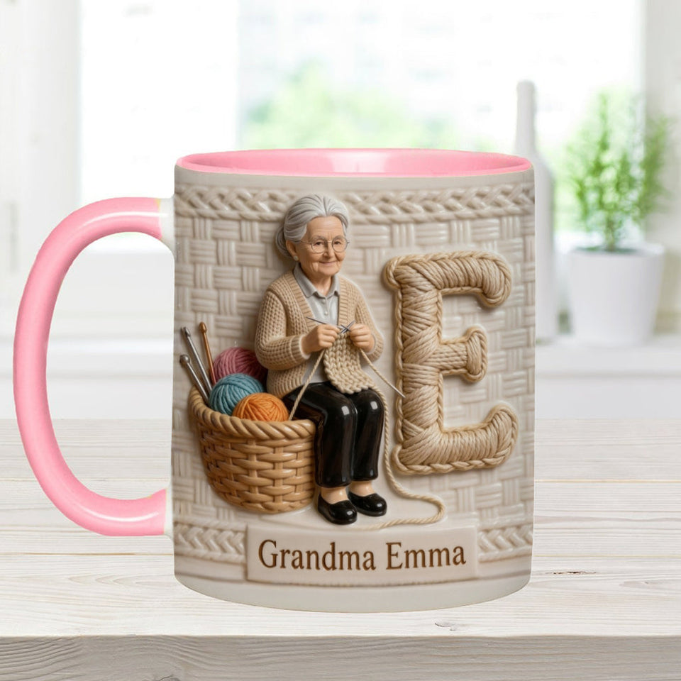 Custom Any Photo, Love Crocheting - Personalized Crocheting Accent Mug