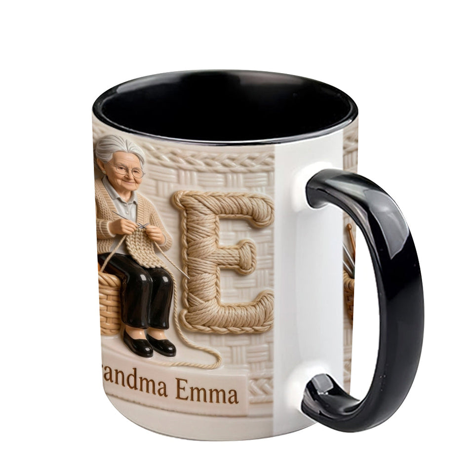 Custom Any Photo, Love Crocheting - Personalized Crocheting Accent Mug