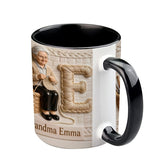 Custom Any Photo, Love Crocheting - Personalized Crocheting Accent Mug