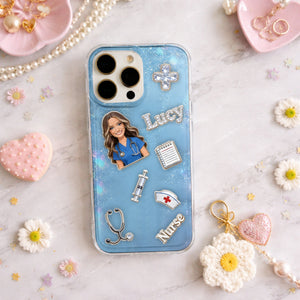 Best Nurse Ever - Personalized Nurse Shaker Phone Case