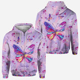 Beautiful Butterfly - Personalized Butterfly All Over Shirt