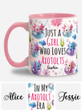 In My Axotolt Era - Personalized Axolotl Accent Mug