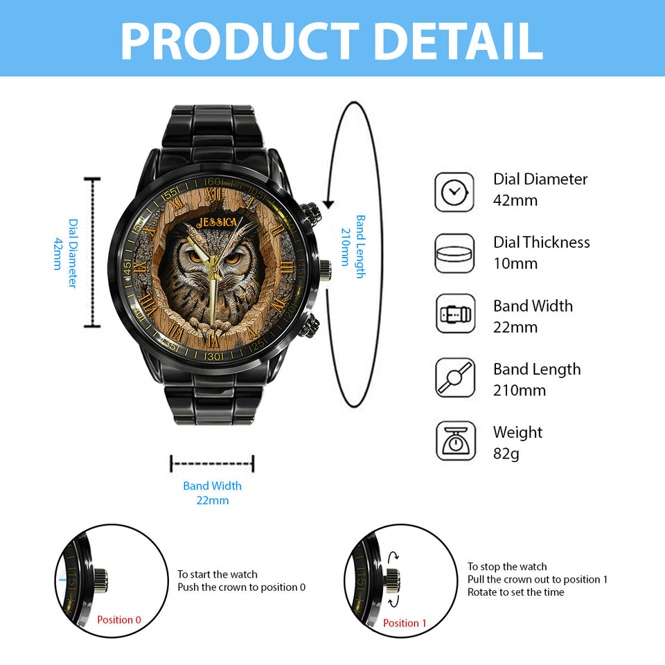 Love Owls - Personalized Owl Hand Watch