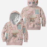 Just A Girl Who Loves Books - Personalized Book Hoodie and Leggings