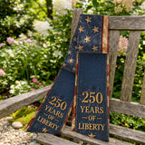 Celebrate 250th Anniversary, Highland Cow Lovers, Farmer Gift - Personalized Highland Cow Shaped Wood Sign With Sash