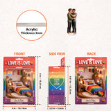 Love Is Love - Personalized LGBT Support Acrylic Display Box
