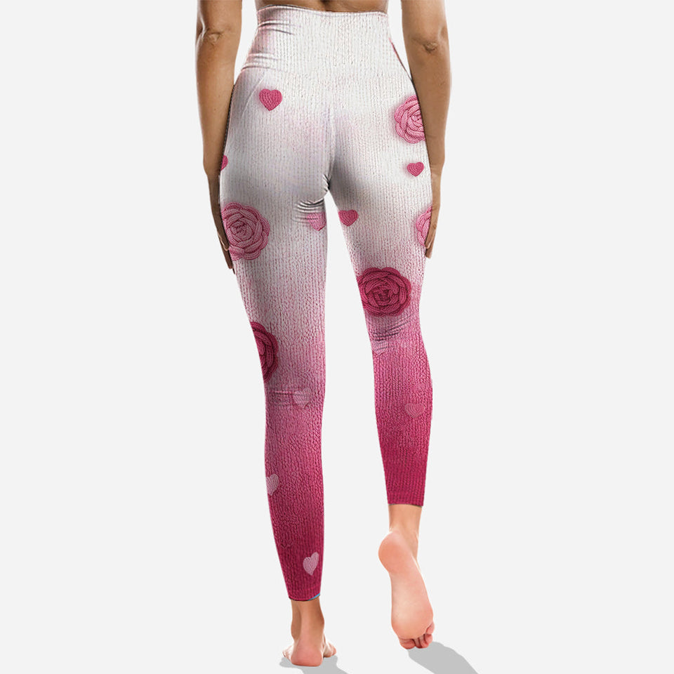 Nous portons du rose - Sweat à capuche et legging personnalisés pour la sensibilisation au cancer du sein