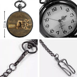 Daddy Fist Bump Gift for Son - Personalized Son Pocket Watch
