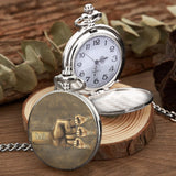 Daddy Fist Bump Gift for Son - Personalized Son Pocket Watch