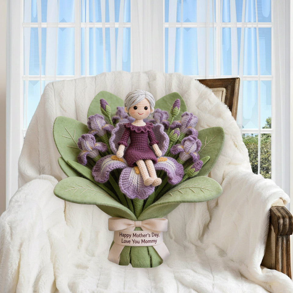 Unique Gift For Her/ Mom, Custom From Any Photo - Personalized Mother Premium Faux Fur Pillow