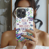 Just A Girl Who Loves Turtles - Personalized Turtle Full Print Phone Case