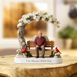 Je suis toujours avec toi - Plaque commémorative personnalisée en acrylique de forme personnalisée