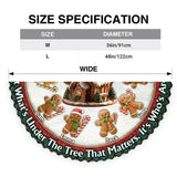 It's Not What's Under The Tree That Matters - Personalized Family Shaped Tree Skirt