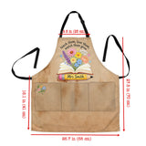 Teacher Gifts Boho Kraft - Personalized Teacher Apron With Pockets