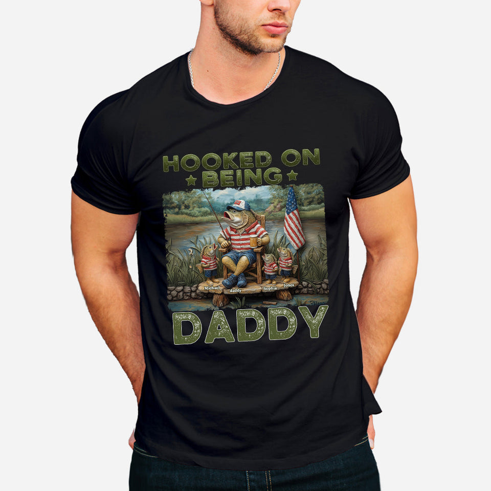 Reel Cool Dad - Personalized Father T-shirt & Hoodie