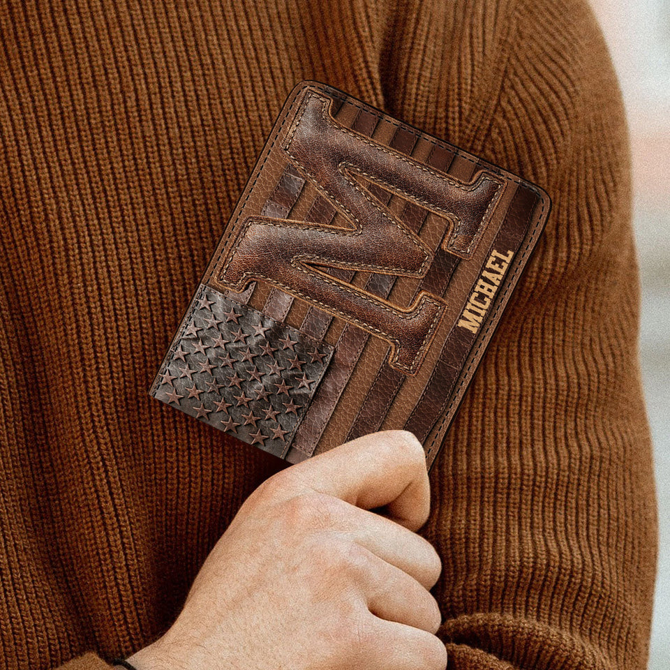 Alphabet Leather - Personalized Leather Wallet