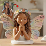 God Says You Are - Personalized African American Custom Shaped Acrylic Plaque
