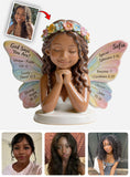 God Says You Are - Personalized African American Custom Shaped Acrylic Plaque