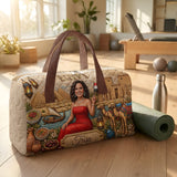 Love Traveling - Personalized Travelling Quilted Duffle Bag
