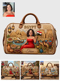 Love Traveling - Personalized Travelling Quilted Duffle Bag