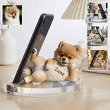 Unique Gift For Dog Lovers - Personalized Dog Phone/ Tablet Holder Stand