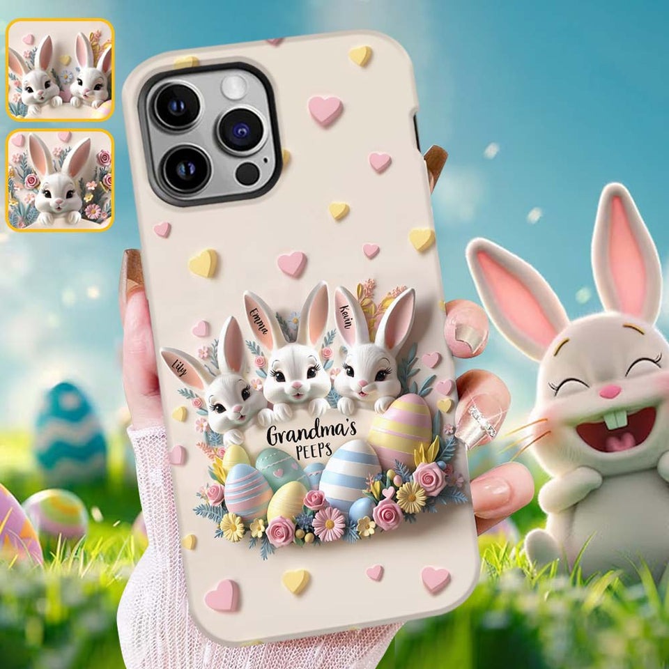 Grandma's Peeps - Personalized Grandma Full Print Phone Case