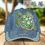 Adorable Turtle - Personalized Sea Lover Classic Cap