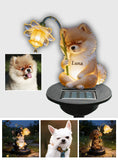 Sleepy Puppy - Personalized Dog Garden Solar Light
