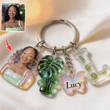 Love Gardening - Personalized Gardening Keychain With Charms