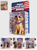 Celebrate 4th Of July With Pets - Personalized Dog Acrylic Display Box