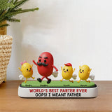 Best Farter Ever - Personalized Father Custom Shaped Acrylic Plaque